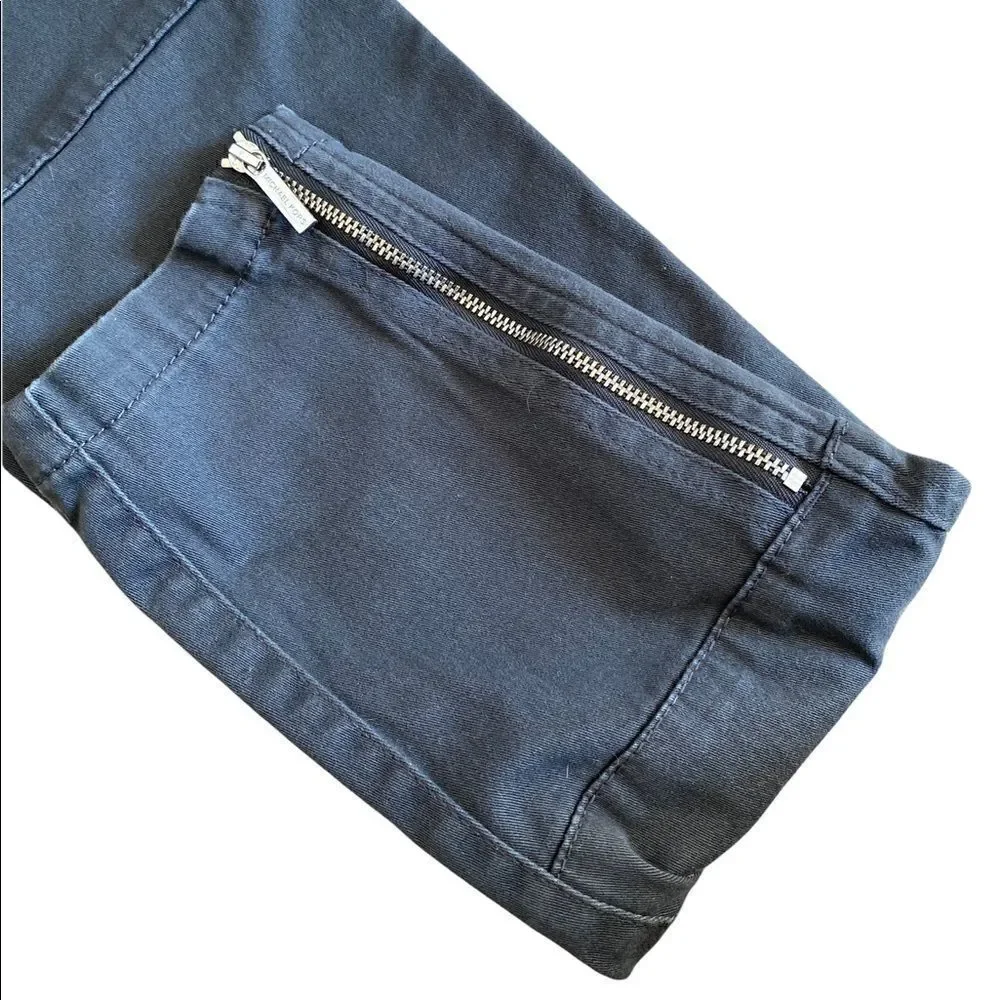 MICHAEL Kors Gray Pants Zipper Hem Size 2